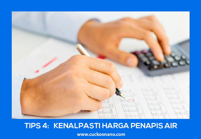 pilih penapis air