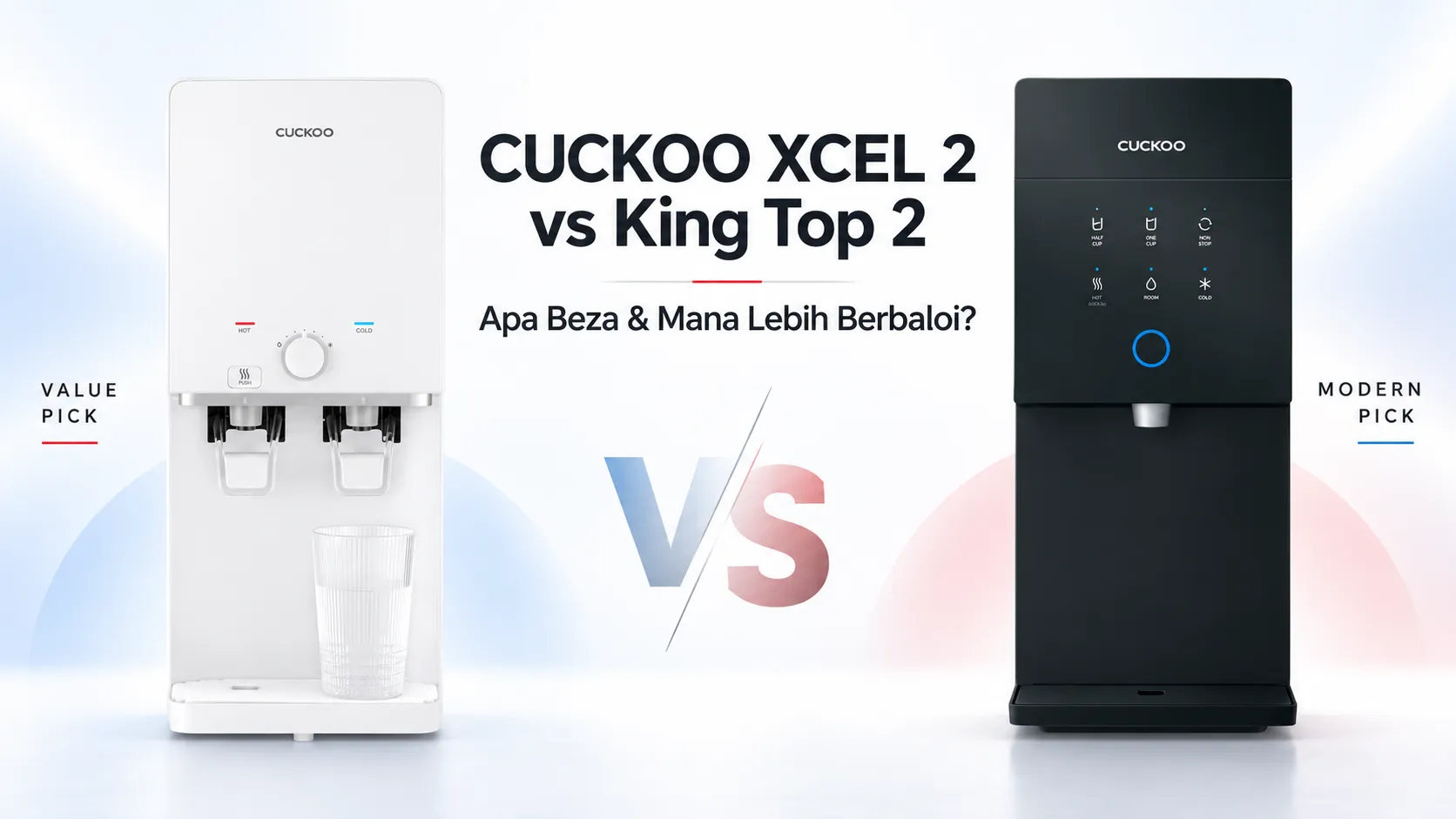CUCKOO XCEL 2 vs King Top 2: Apa Beza & Mana Lebih Berbaloi?