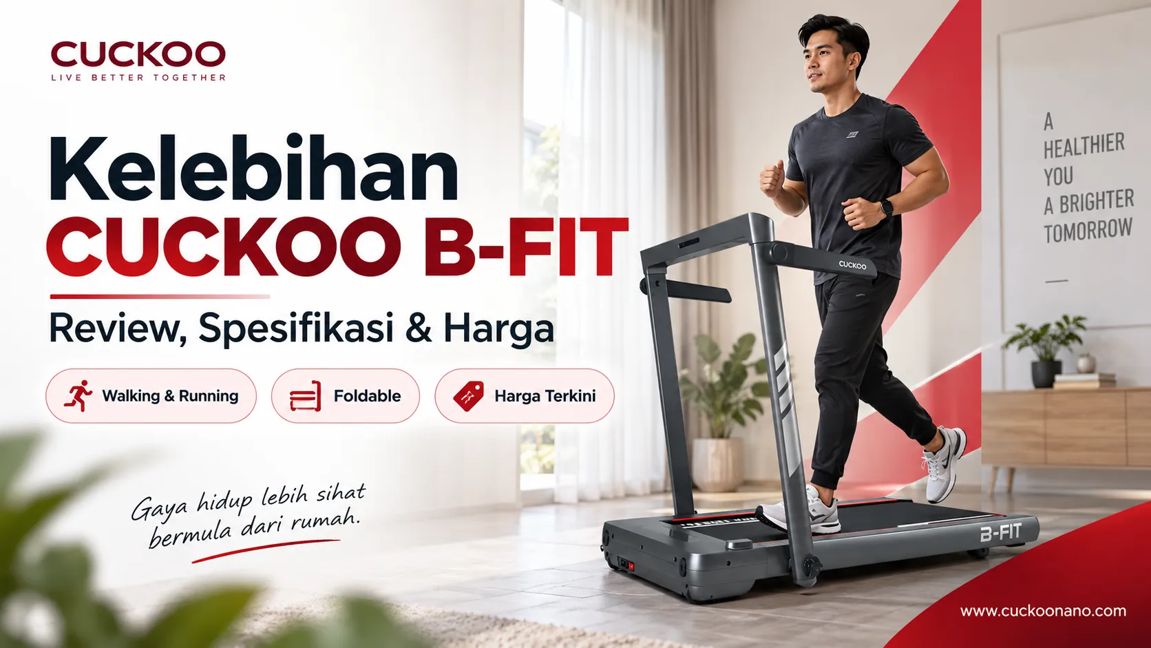 CUCKOO B-FIT Treadmill review, specifications and latest price