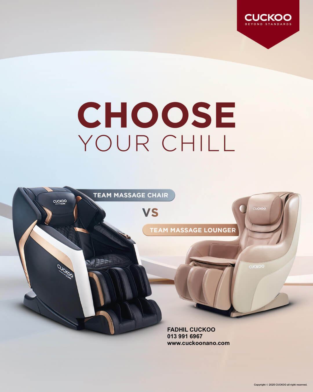 Cuckoo Massage Chair vs Lounger – Panduan Lengkap Pilih Yang Terbaik