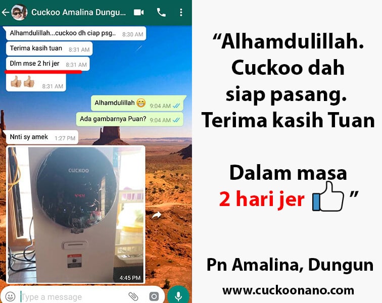 Testimoni Pengguna Cuckoo
