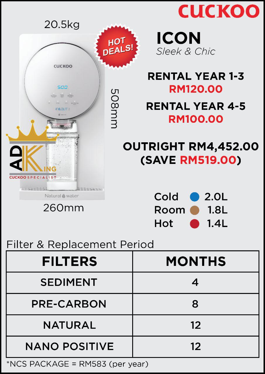 Bagaimana Cara Kira Kos Untuk Sewa atau Beli Mesin Penapis Air Cuckoo?