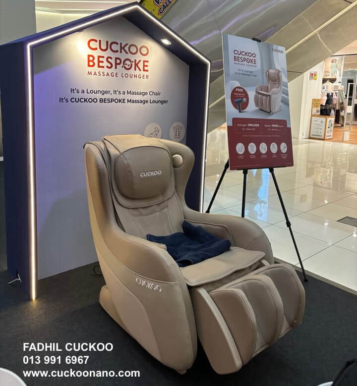 7 Kelebihan Kerusi Urut Cuckoo Bespoke Massage Lounger