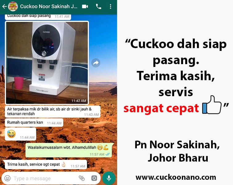 testimoni cuckoo