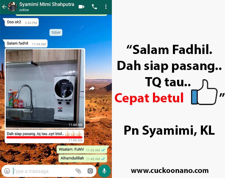 testimoni cuckoo