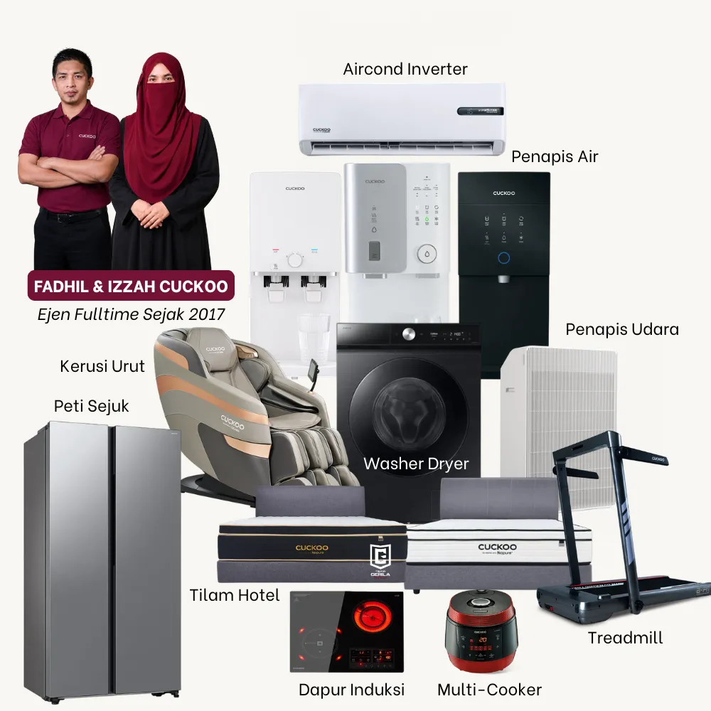 Produk CUCKOO untuk pelanggan di Mersing