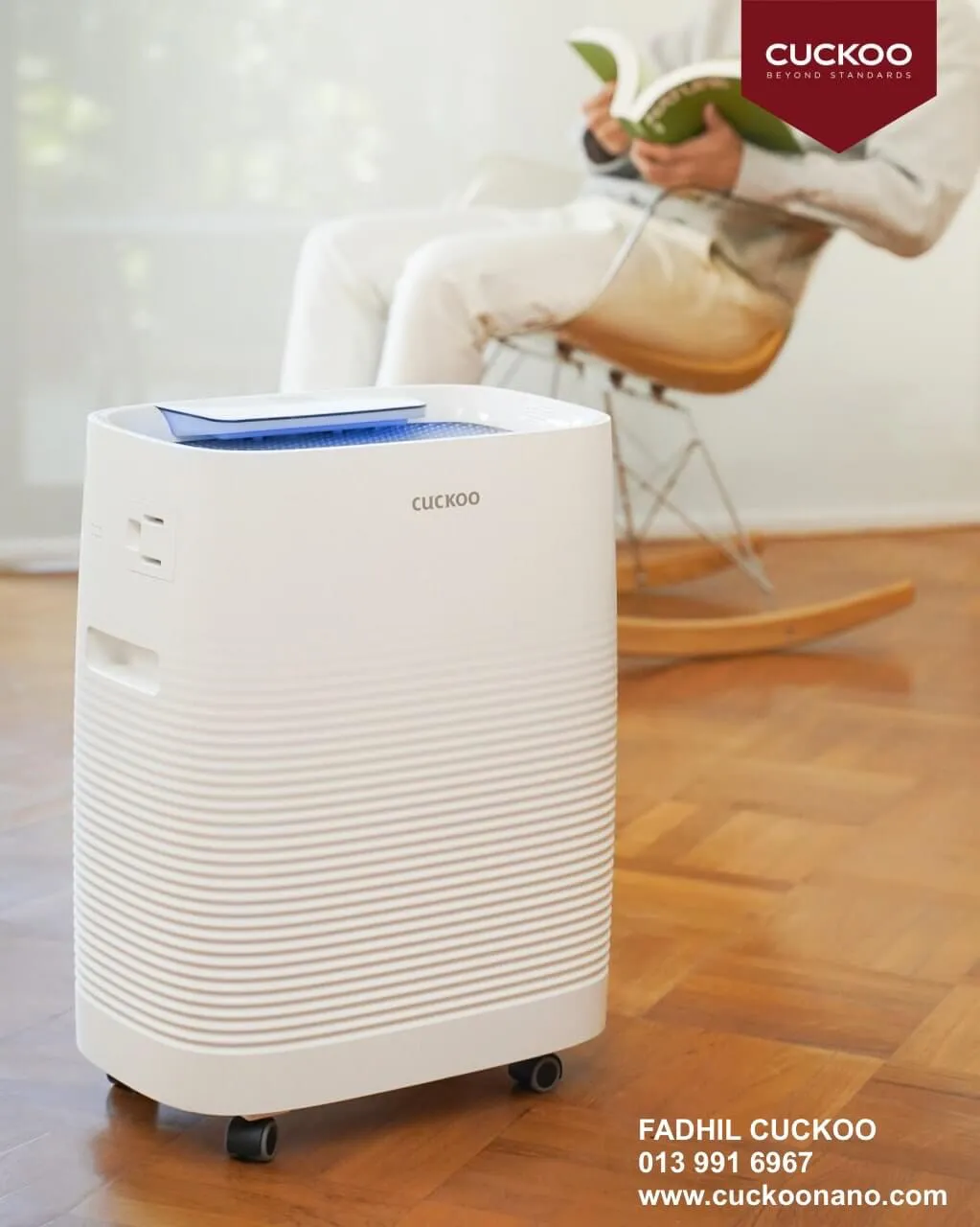 Real photo of CUCKOO C+ Humidifier air purifier in a customer home 5