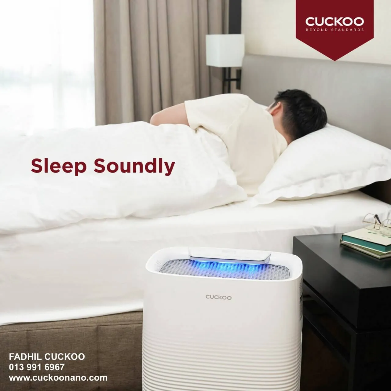 Real photo of CUCKOO C+ Humidifier air purifier in a customer home 6