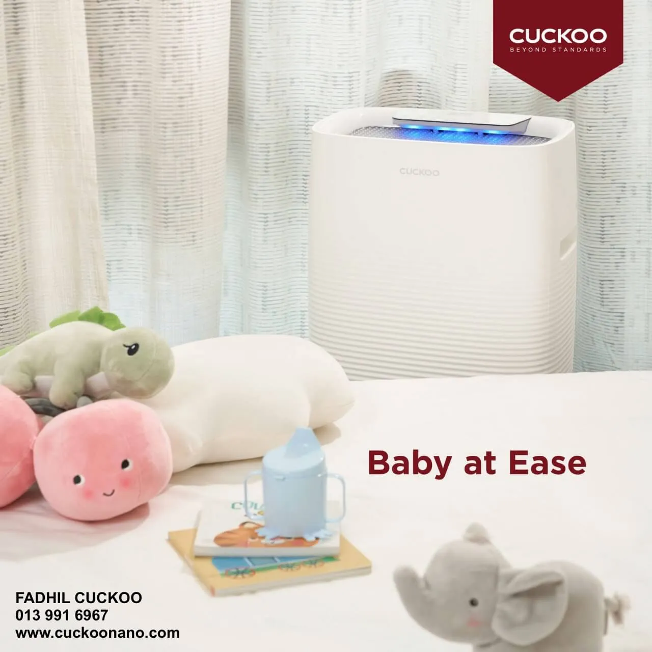 Real photo of CUCKOO C+ Humidifier air purifier in a customer home 7