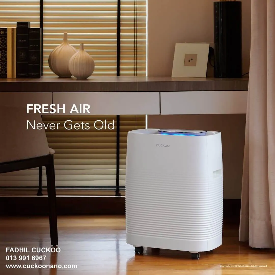 Real photo of CUCKOO C+ Humidifier air purifier in a customer home 8