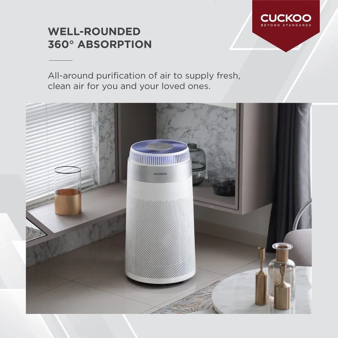 Real photo of CUCKOO D Model air purifier installed in a customer home 13