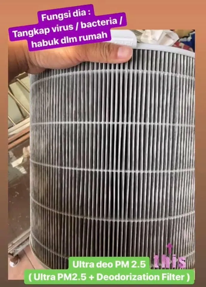 Real photo of CUCKOO D Model air purifier installed in a customer home 20