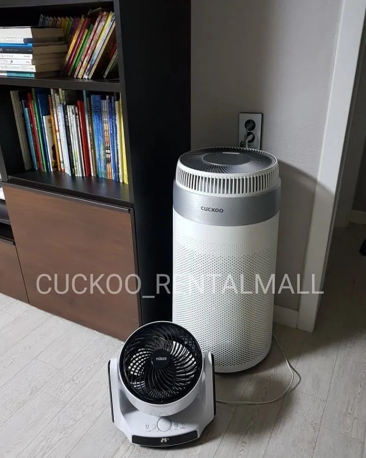 Real photo of CUCKOO D Model air purifier installed in a customer home 8