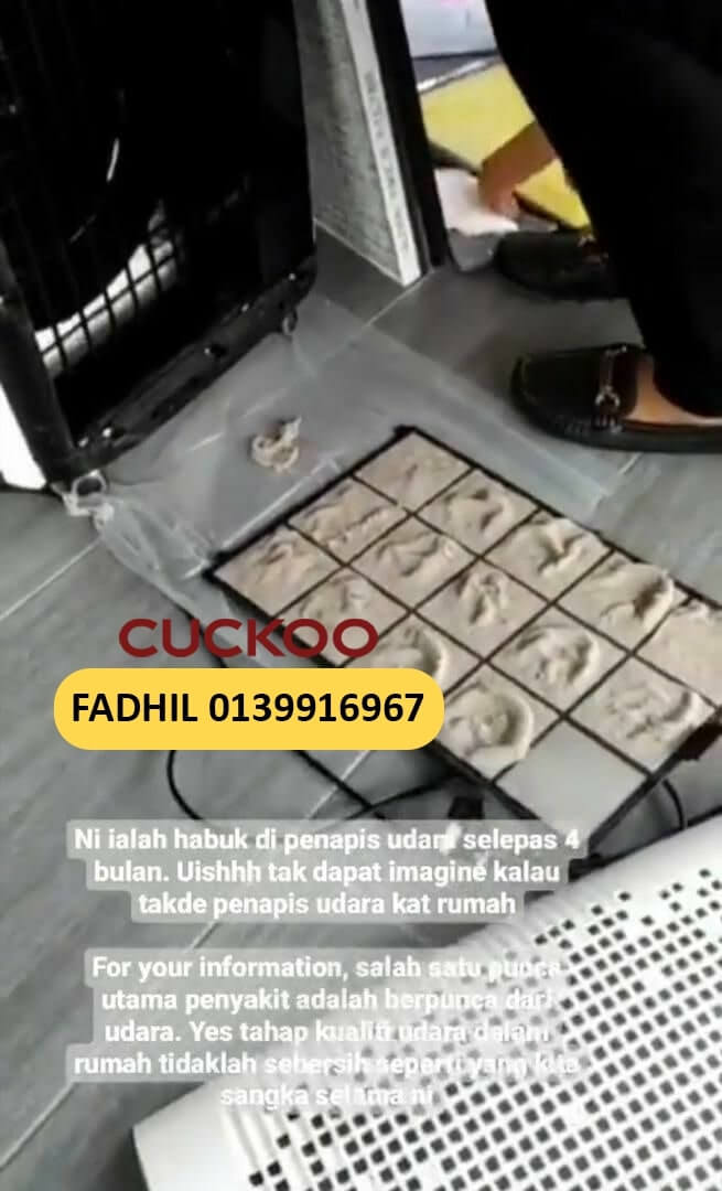 penapis udara cuckoo habuk dust c model