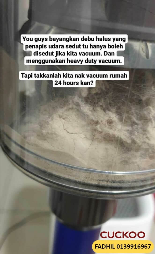 penapis udara cuckoo habuk dust c model