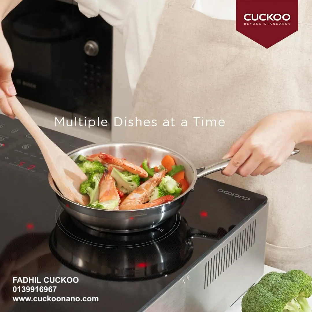 CUCKOO INDUCTWO — cook multiple dishes at once