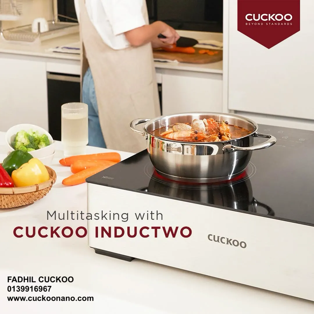 CUCKOO INDUCTWO — multitasking in the kitchen