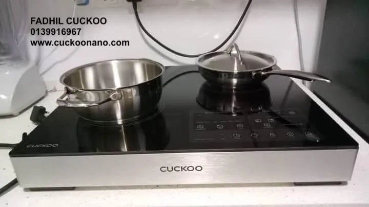 CUCKOO INDUCTWO cooking on both zones at once