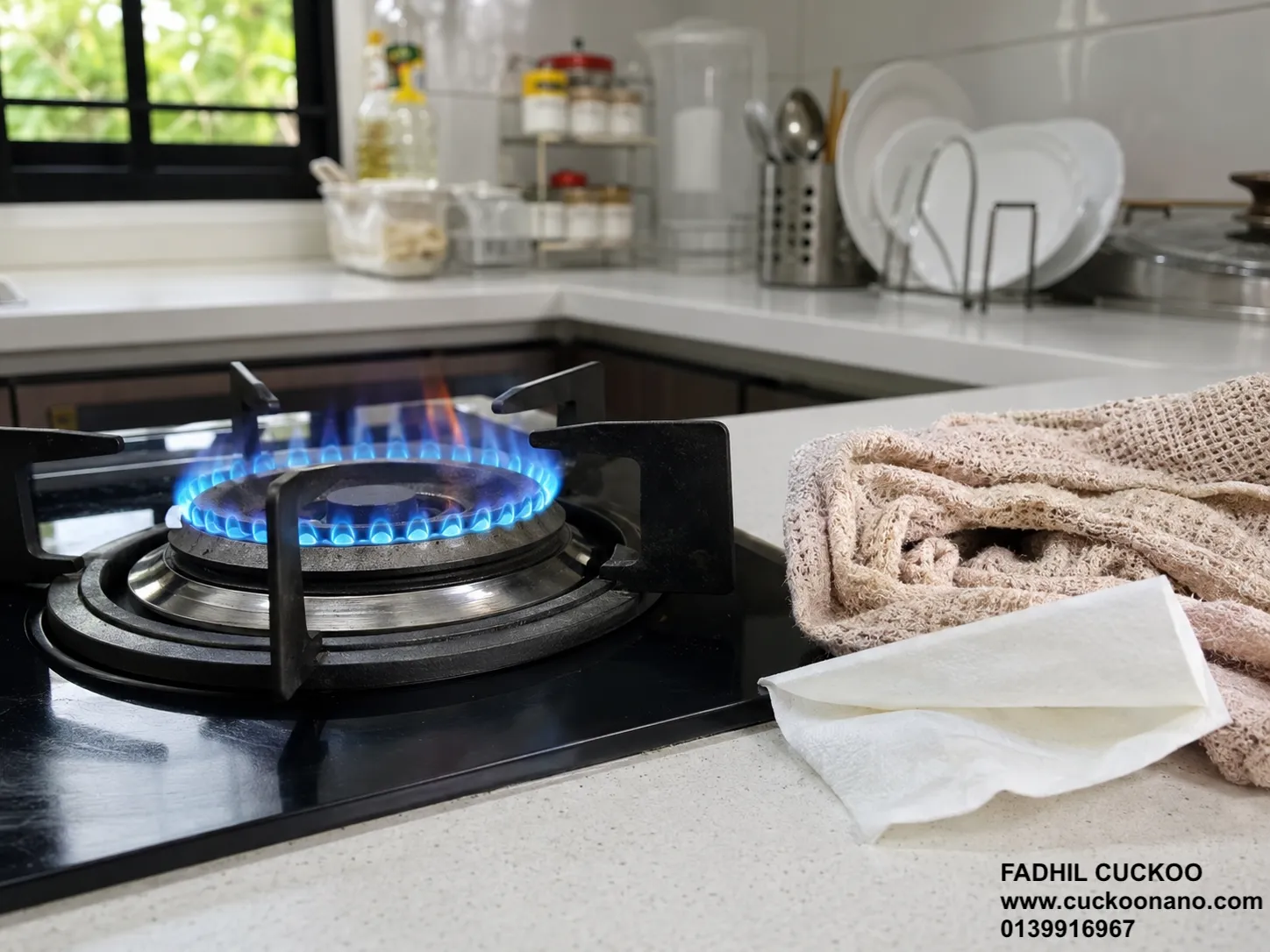 No Open Flame — CUCKOO INDUCTWO induction hob