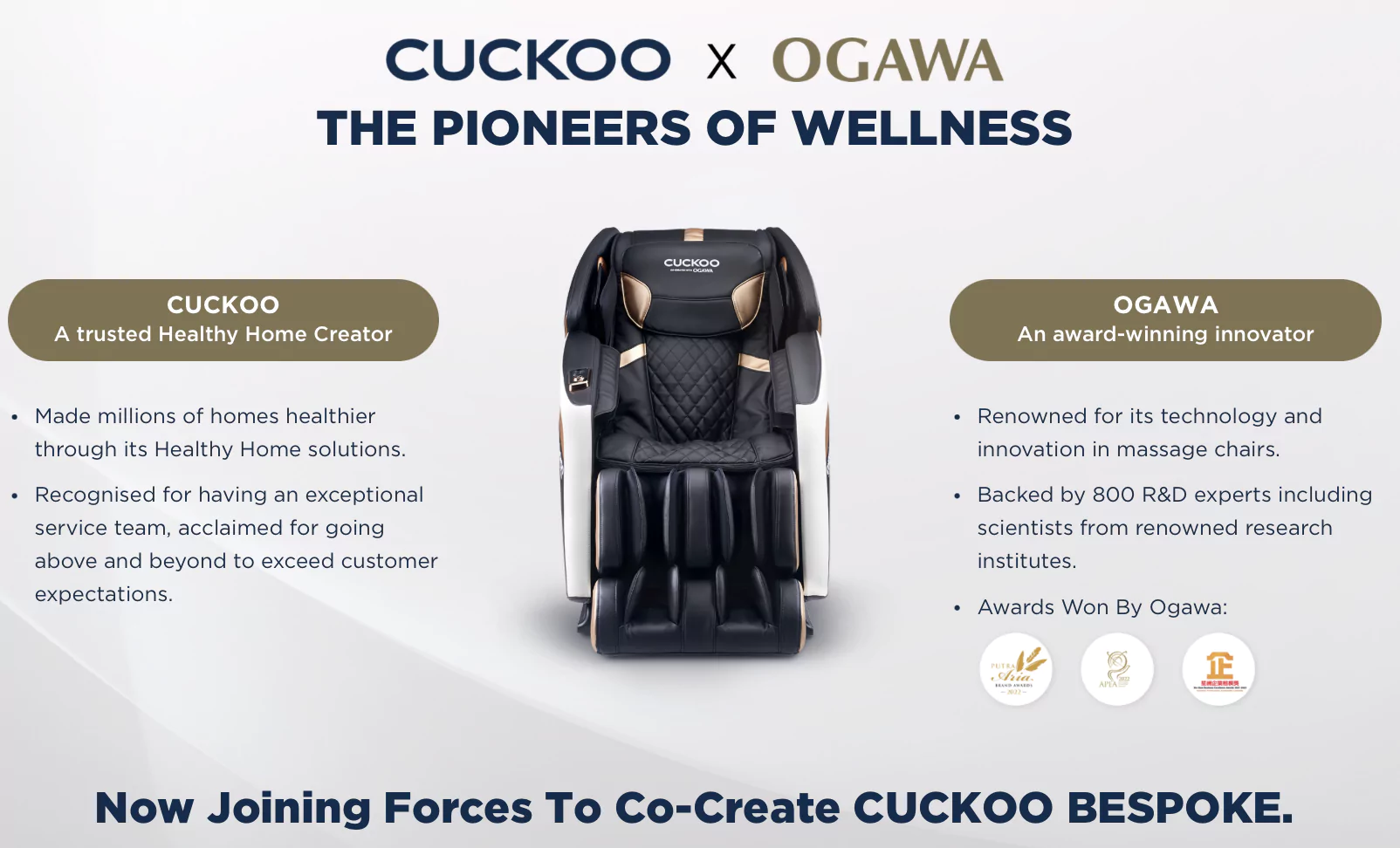 kerusi urut cuckoo bespoke massage chair