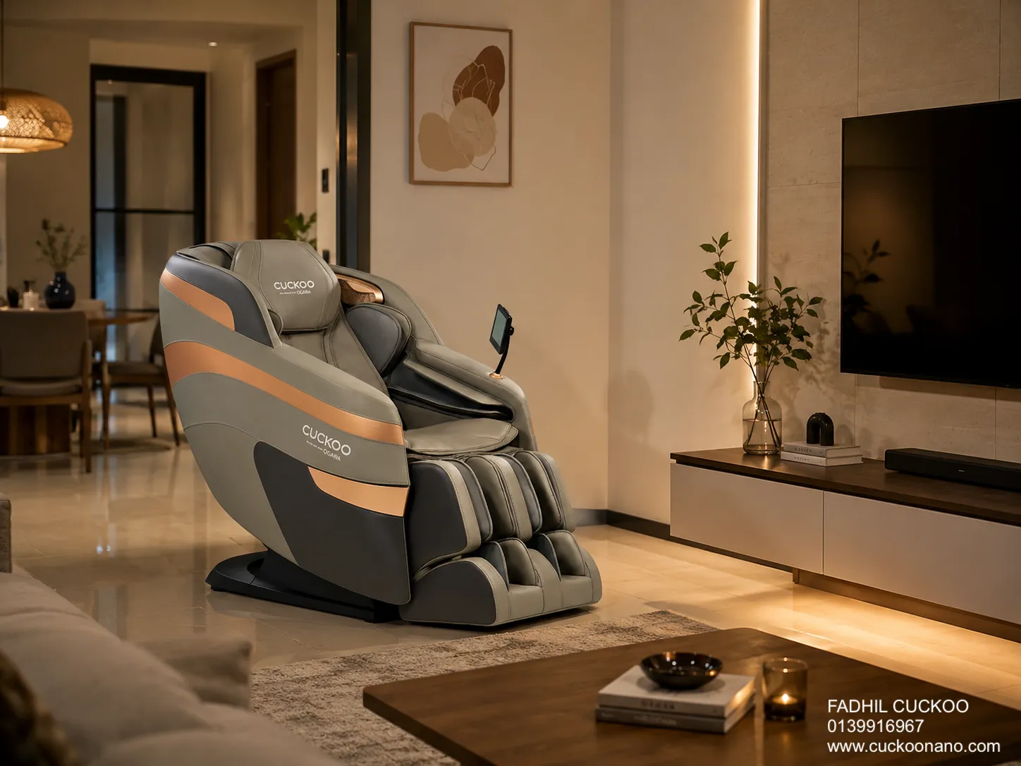 CUCKOO BESPOKE 2 touch panel kawalan urutan