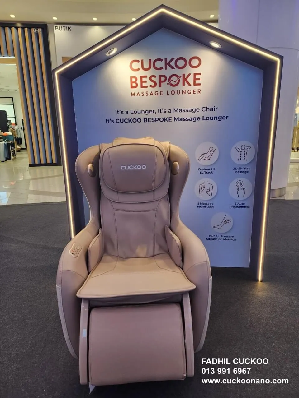 CUCKOO Massage Lounger Gambar 4
