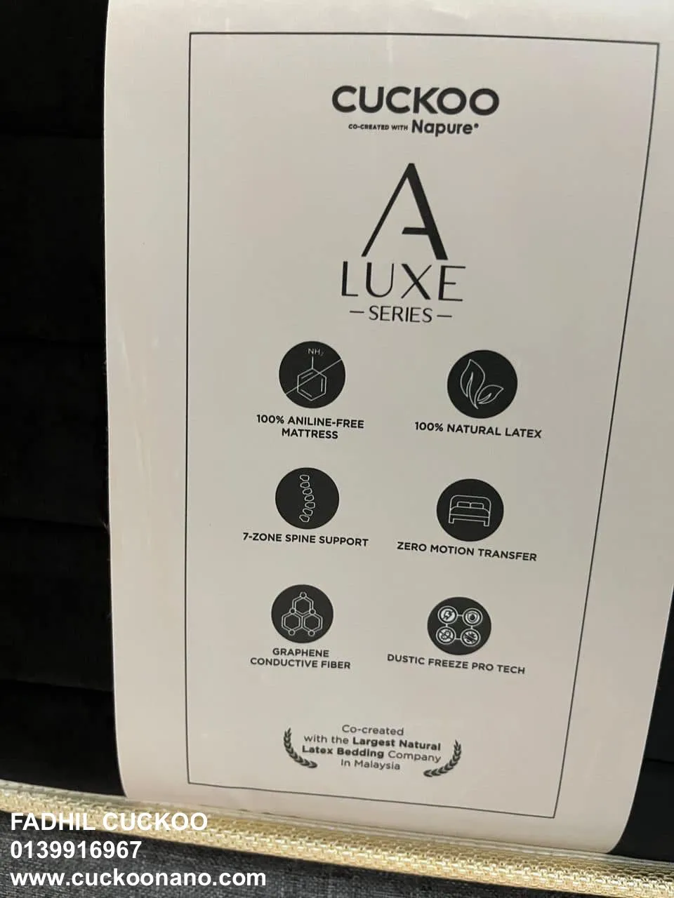 CUCKOO A Luxe Napure premium mattress 6