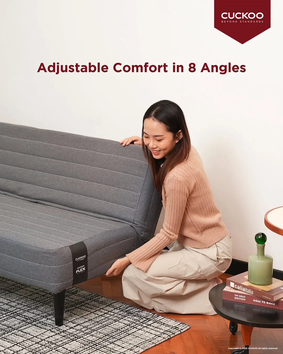 Poster 8-Angle Comfort CUCKOO FLEX Daybed