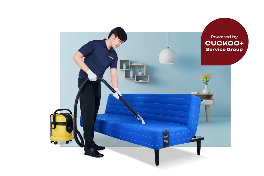 Servis pembersihan CUCKOO+ Service Group untuk FLEX Daybed