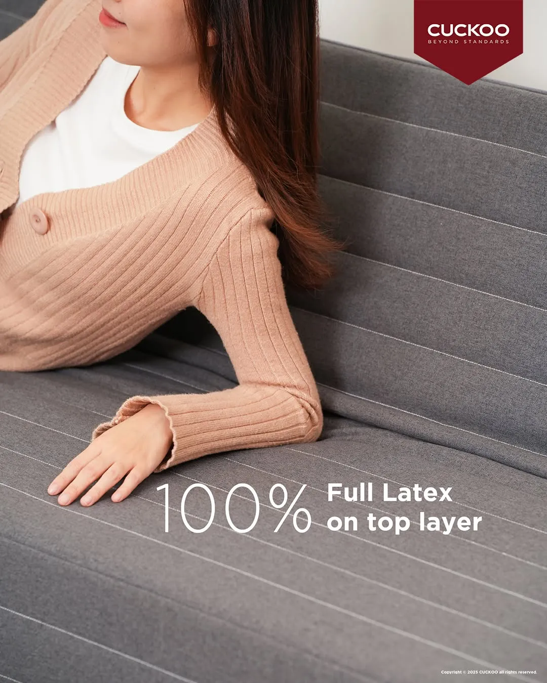 Poster 100% Full Latex CUCKOO FLEX Daybed