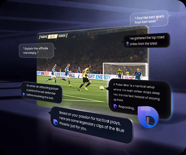 Samsung Vision AI Companion One UI Tizen Smart TV on the 65 inch CUCKOO TV
