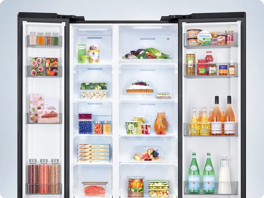 All-Around Cooling peti ais side by side Samsung 583L sejuk sekata