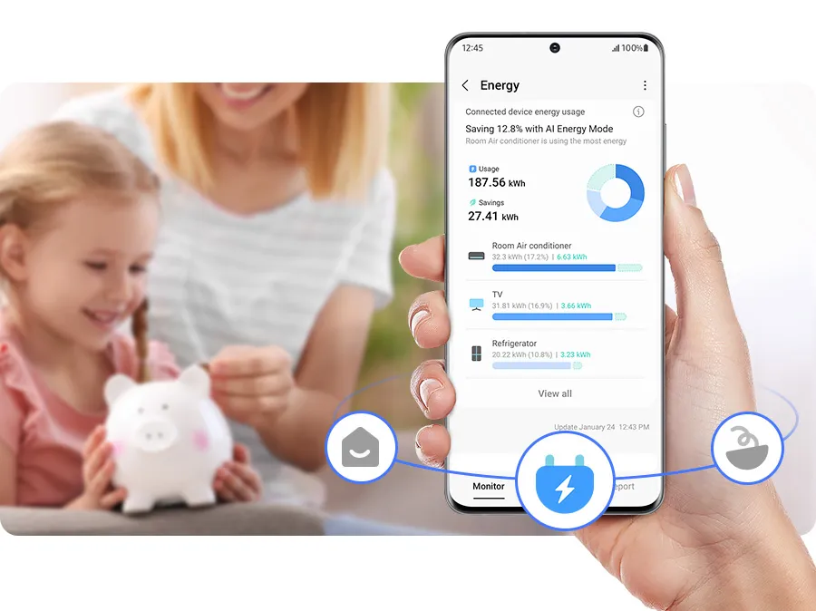 SmartThings Energy โ monitor the Samsung fridge energy usage from your phone