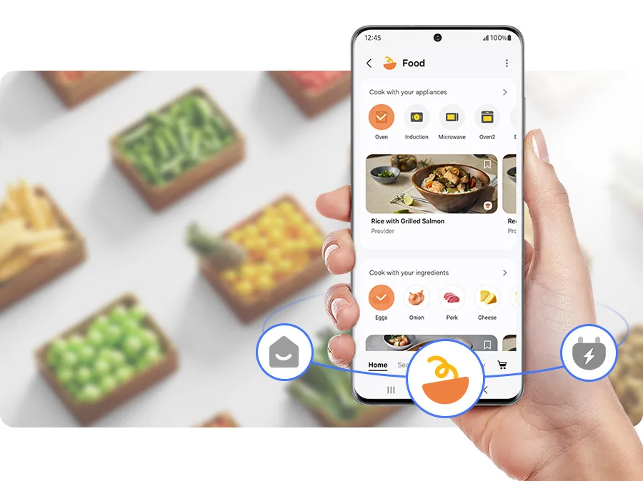 SmartThings Food โ manage ingredients and expiry reminders for the Samsung fridge