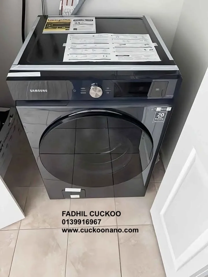 Samsung Bespoke AI Washer Dryer control panel