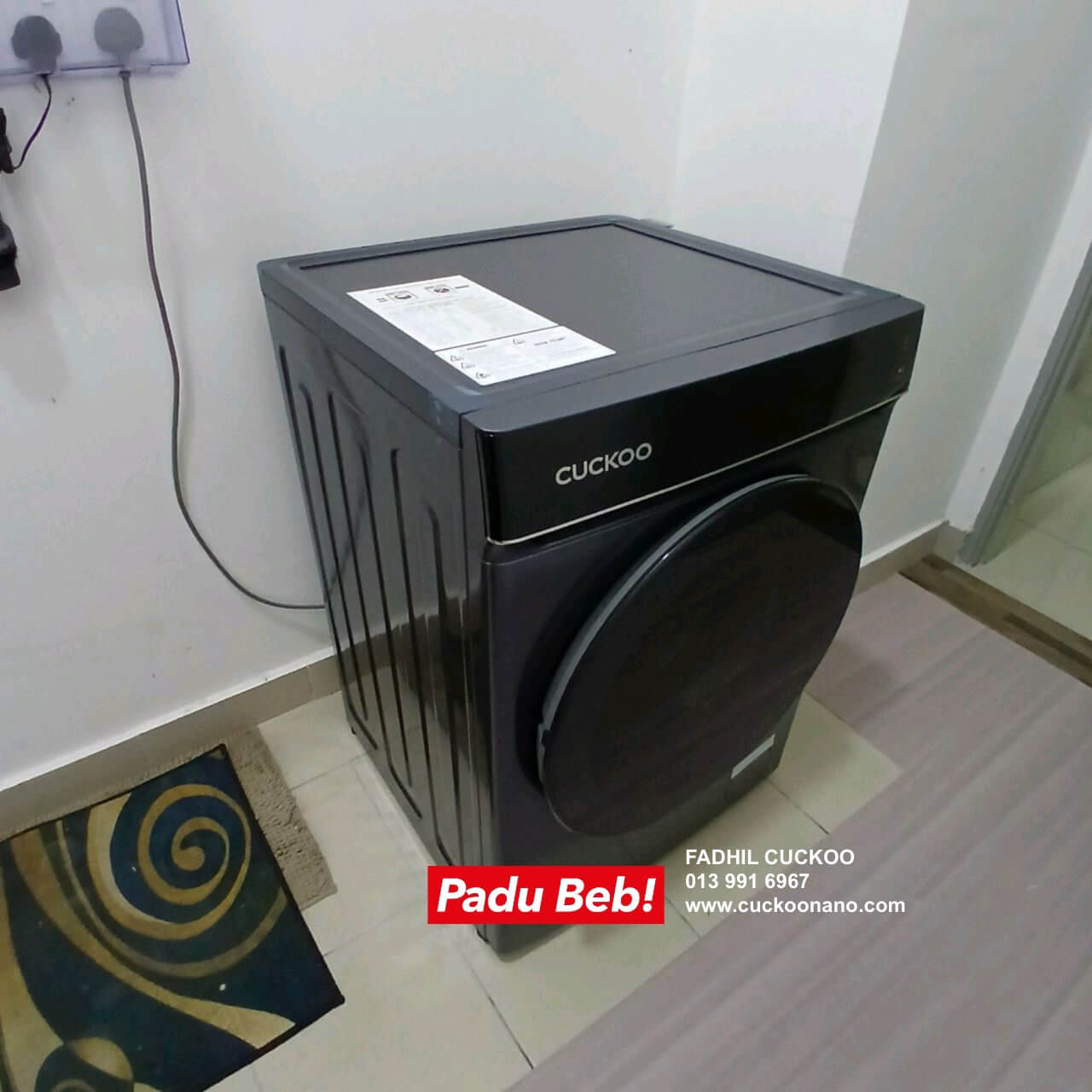 washer dryer cuckoo knight mesin basuh pengering