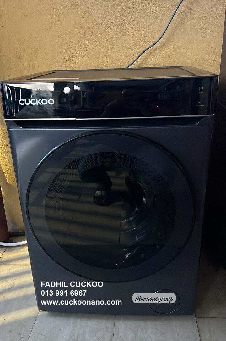 washer dryer cuckoo knight mesin basuh pengering