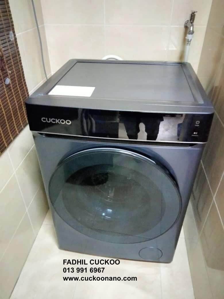 washer dryer cuckoo knight mesin basuh pengering