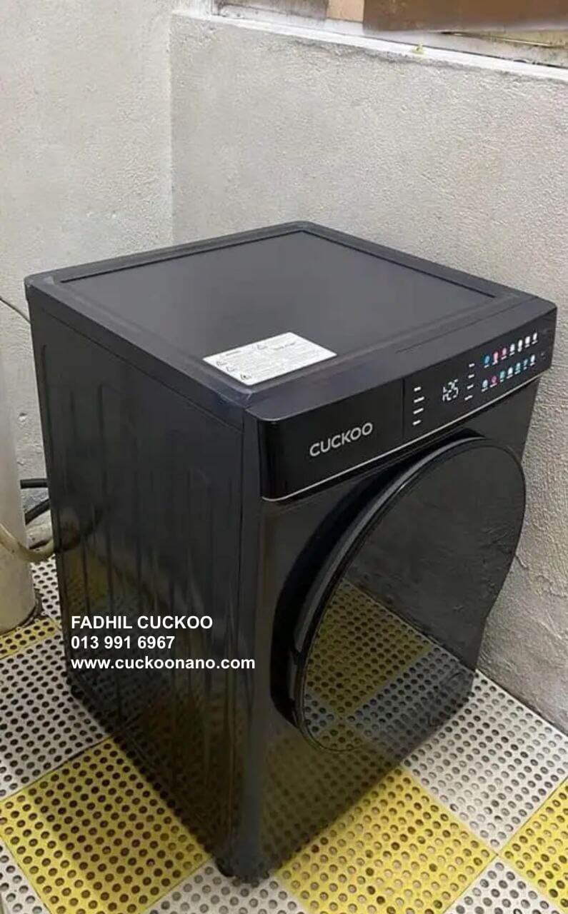 washer dryer cuckoo knight mesin basuh pengering