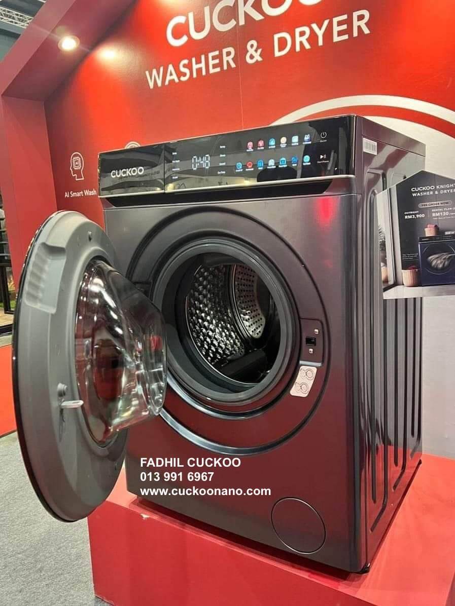 washer dryer cuckoo knight mesin basuh pengering