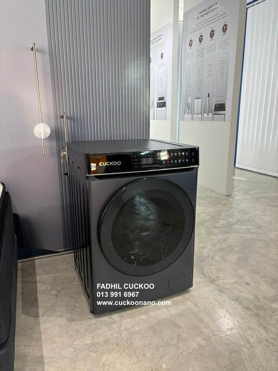 washer dryer cuckoo knight mesin basuh pengering 23