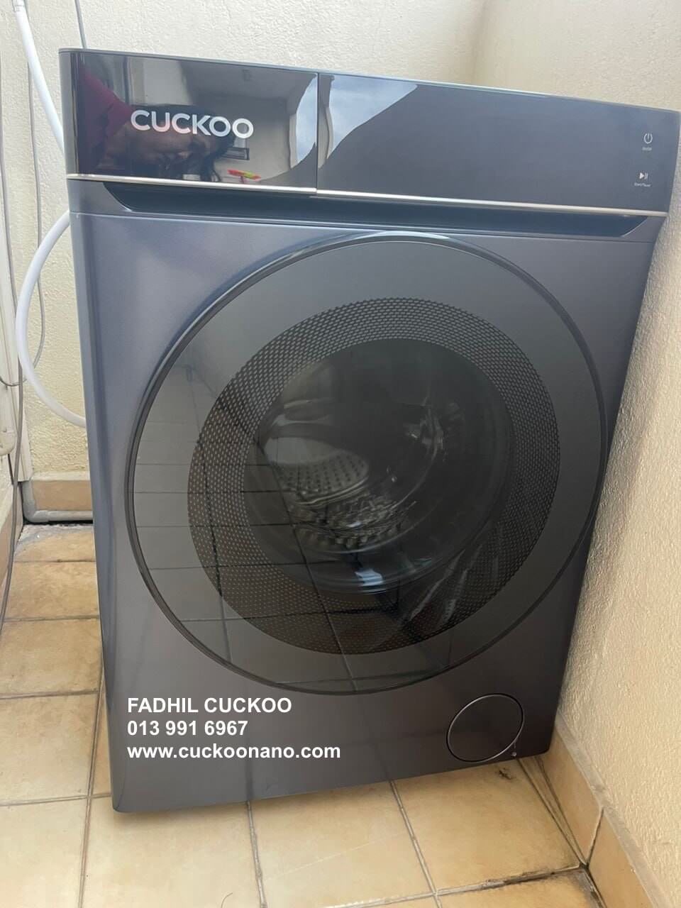 washer dryer cuckoo knight mesin basuh pengering