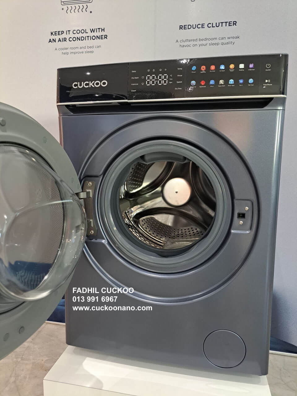 washer dryer cuckoo knight mesin basuh pengering