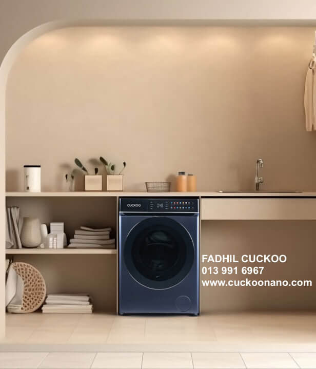 washer dryer cuckoo knight mesin basuh pengering