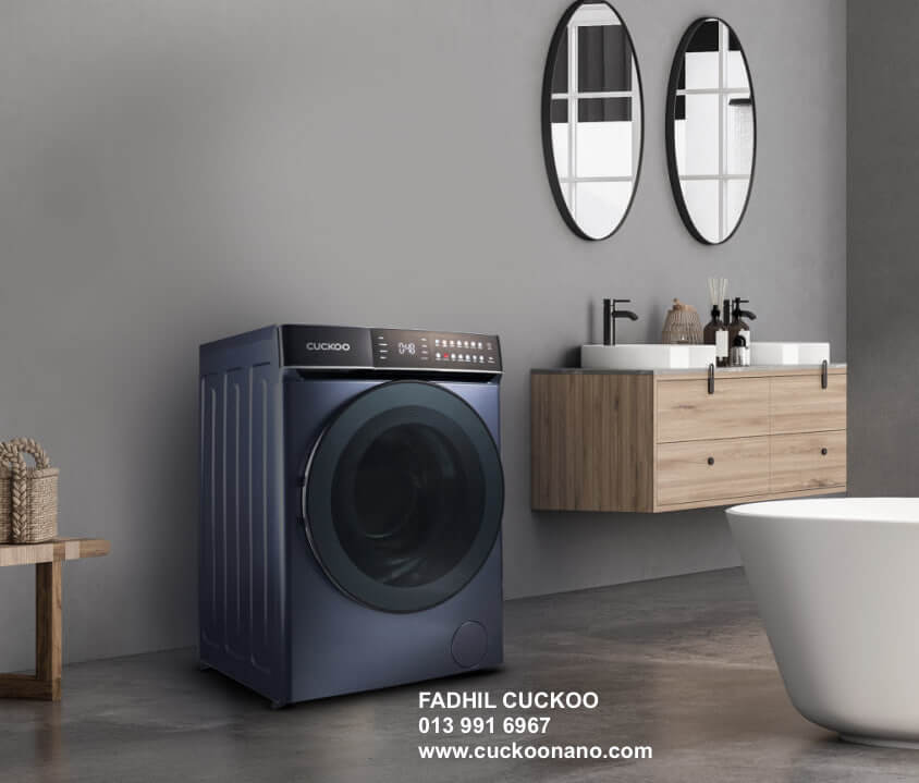 washer dryer cuckoo knight mesin basuh pengering
