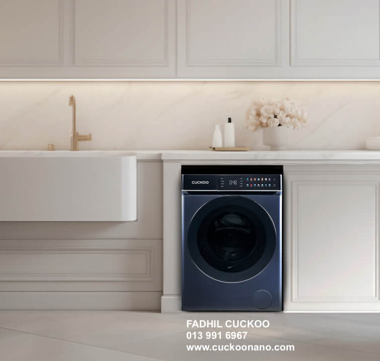 washer dryer cuckoo knight mesin basuh pengering