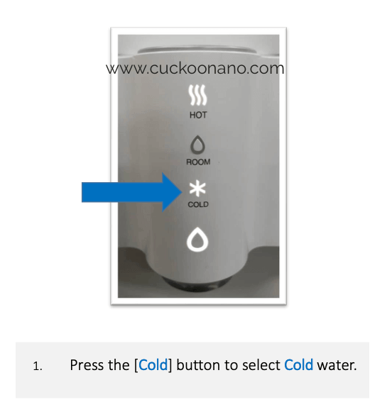cara guna penapis air cuckoo xcel