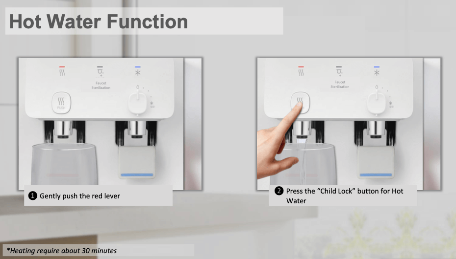 Kawalan mekanikal CUCKOO Warrior water purifier