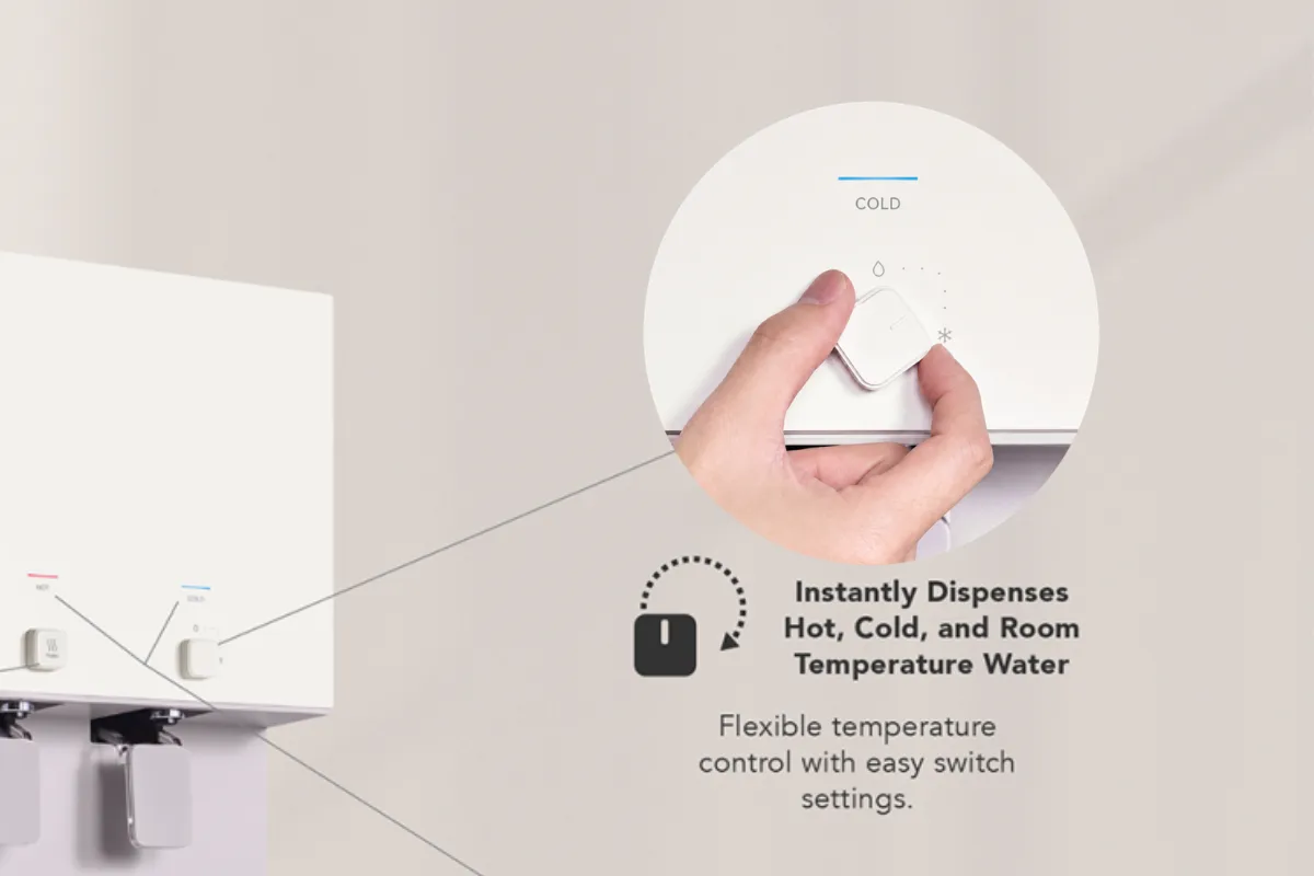 CUCKOO FLO Stand kawalan tahap kesejukan air