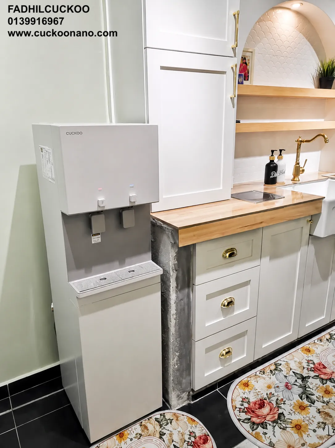 Gambar CUCKOO FLO Stand water purifier gallery 1 untuk pejabat sekolah masjid hotel dan pantry
